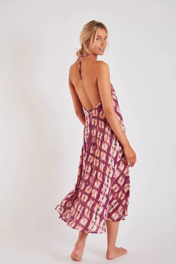 Banana Moon Robe De Plage Longue Violette Ohara Kasmiravoil 5