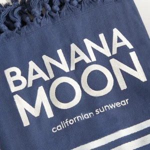 Banana Moon Serviette De Plage Bleu Marine Stelis Bubbling 12